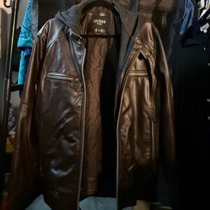 Guess Brown Lightweight Shirt Jacket